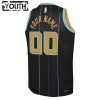 Camiseta Niños NBA Charlotte Hornets Personalizadas 2022-23 Jordan City Edition Negro Swingman